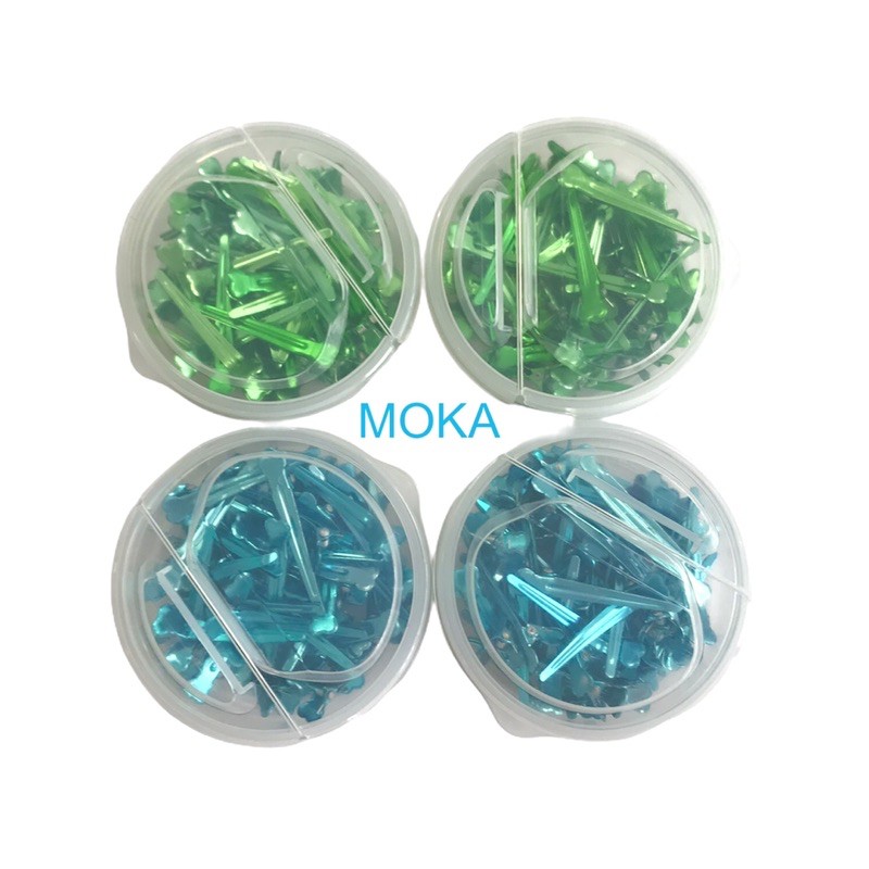 Hộp 50 kẹp vịt màu nhỏ