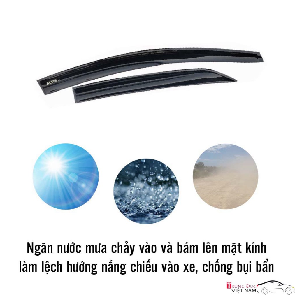 Vè Che Mưa Nhựa Xe ALTIS 2014-2021 Sáng Bóng Cao Cấp- FREE SHIP