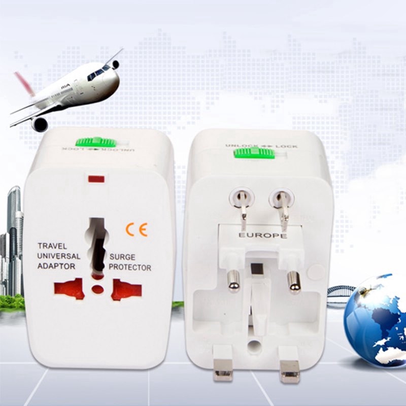 Bộ sạc Du Lịch Toàn Cầu đa năng AU / UK / US / EU Plug acew