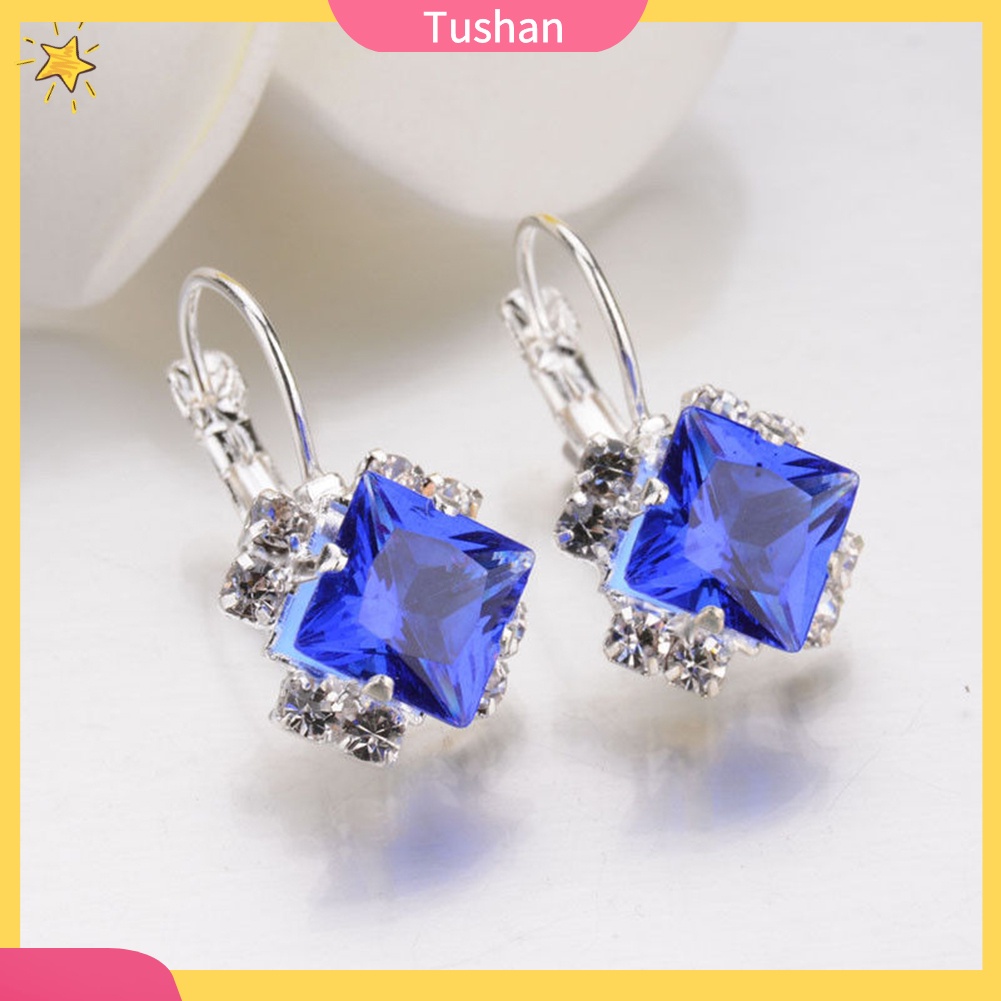 Hoa tai đính đá thời trang sang trọng dành cho nữ