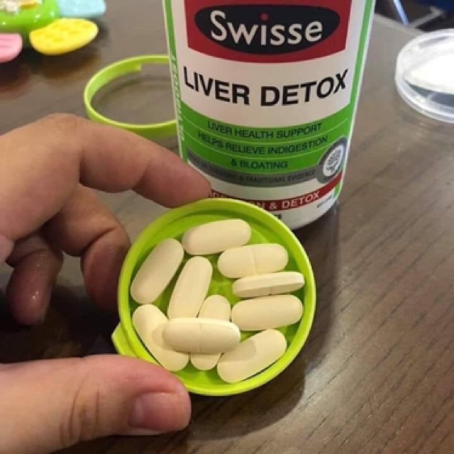 Thải độc gan Swisse Liver Detox Úc 120 viên