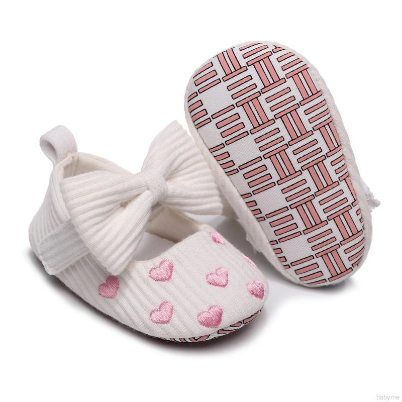 Giày búp bê đế mềm chống trượt dành cho bé gái 0-18 tháng tuổi