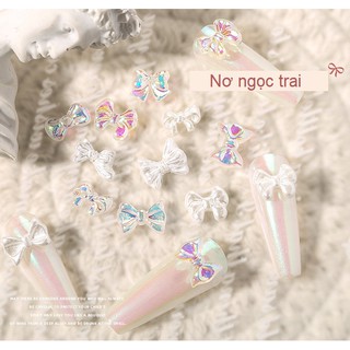 Nơ ngọc trai trang trí móng NZ06