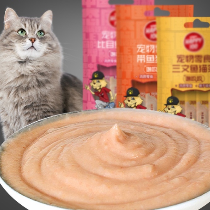 Súp thưởng Wanpy Happy 100 cho mèo gói 5 thanh 14 gr Mix Vị Tổng Hợp PetTools