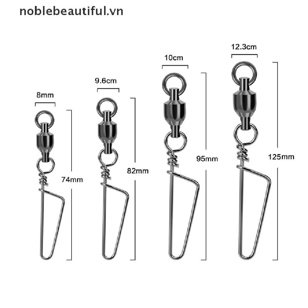 Vòng Bi Xoay Câu Cá 0-10# Đầu Nối Ống Nước Bằng Thép Không Gỉ Chuyên Dụng Cho Câu Cá