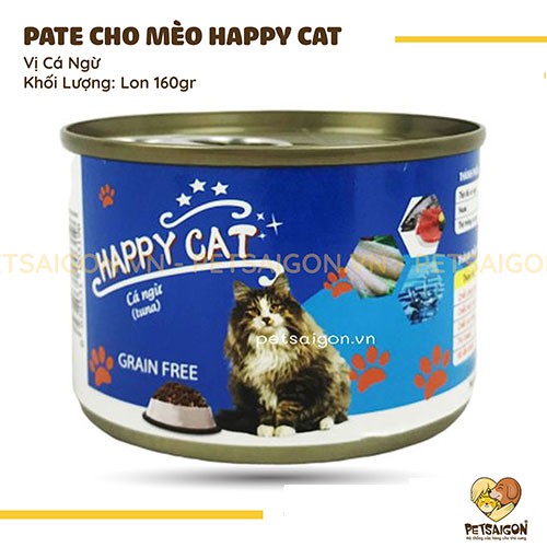 [CHÍNH HÃNG] PATE HAPPY CAT CHO MÈO - LON thumbnail