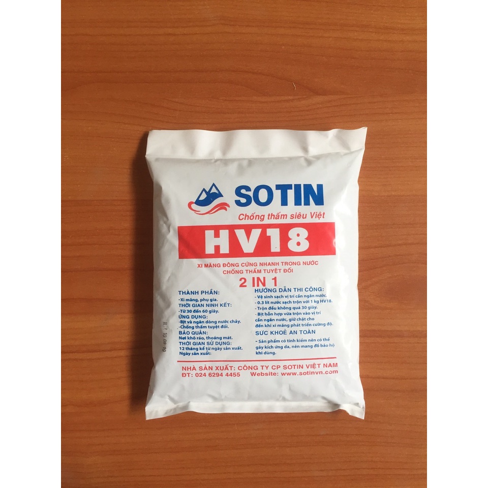 HV18 Xi măng đông cứng nhanh trong nước