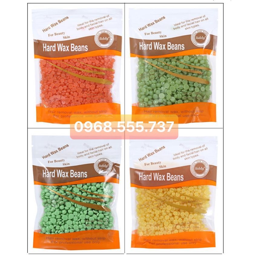 100g Sáp tẩy lông Hard wax beans Chính Hãng Liddy Tăng que gỗ 10 Mùi | BigBuy360 - bigbuy360.vn