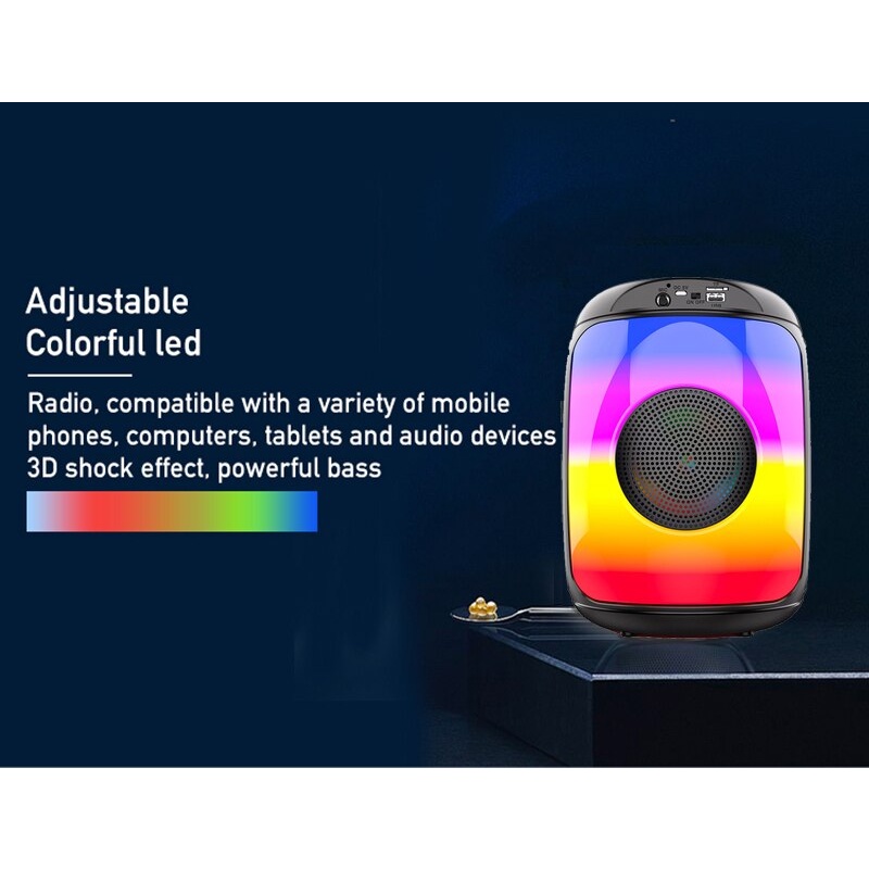 ( tặng kèm mic)(hỏa tốc) LOA BLUETOOTH ZQS – 1438