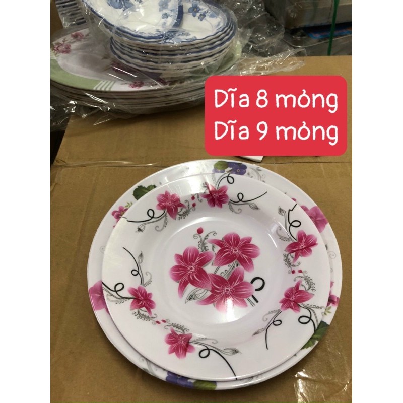 Dĩa nhựa melamine rẻ