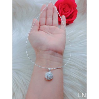 Kiềng cổ bạc ta liền mặt