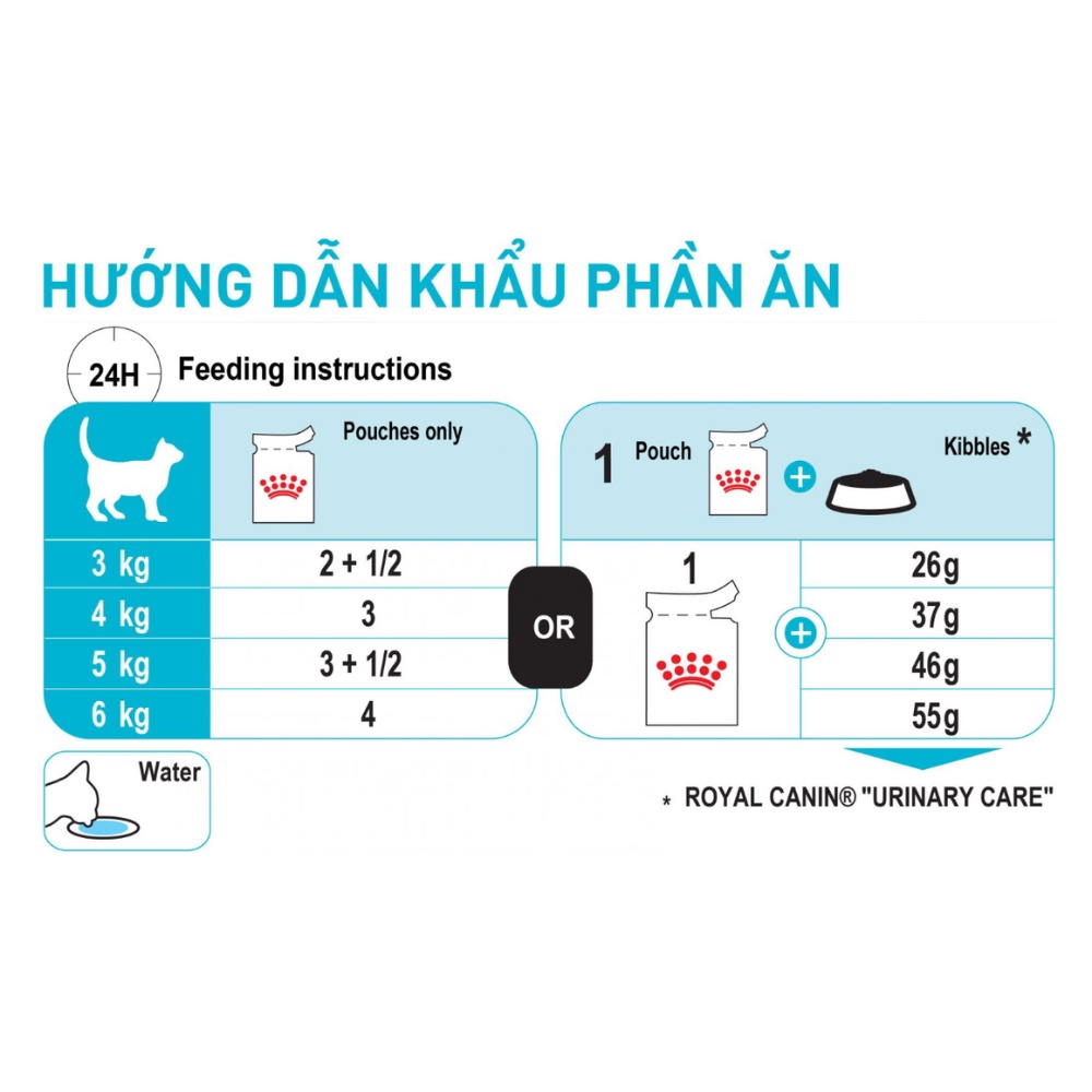 ROYAL CANIN URINARY CARE WET - HỖ TRỢ SỨC KHỎE TIẾT NIỆU