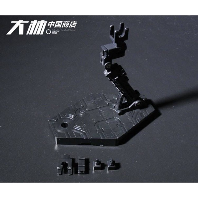 Mô hình lắp ráp Đế đỡ gundam base hg 1/144 all purpose bracket 2 clear blue