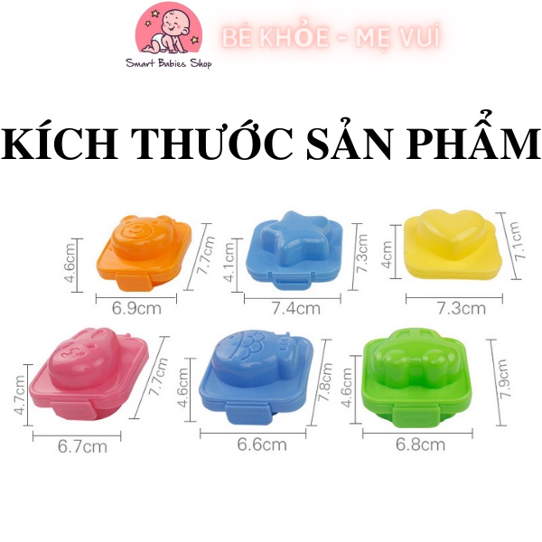 Khuôn tạo hình cơm, trứng, làm bánh giúp bé ăn ngon miêngh