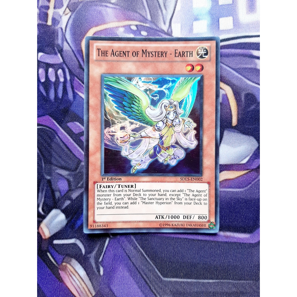 Thẻ Bài Yugioh Mint90 Monster The Agent of Mystery - Earth - SDLS-EN002 - Super