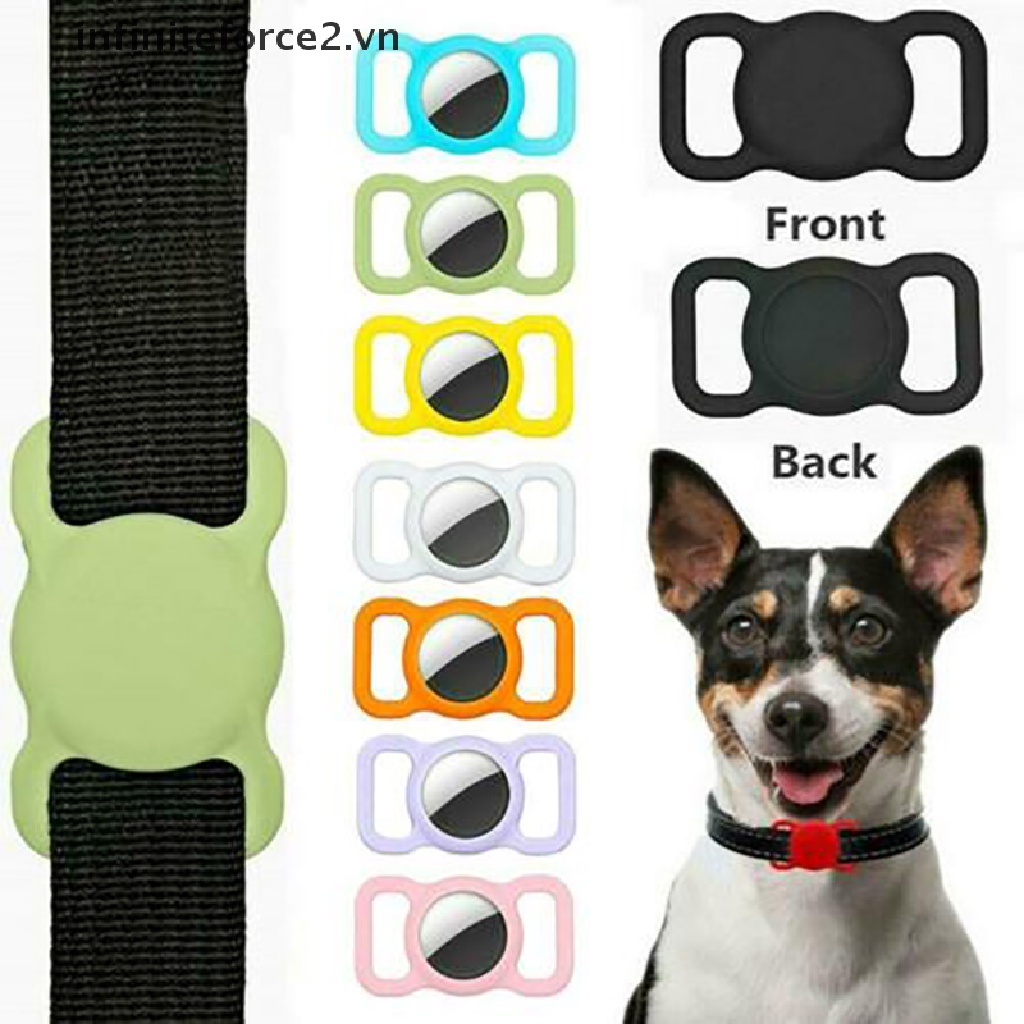{fore} Protective Case For Airtags Tracking Silicone Case for dog Anti-loss Hangable VN
