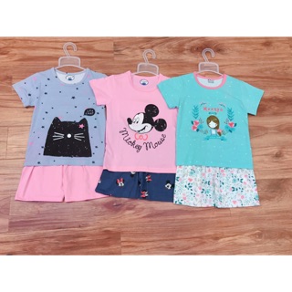 Bộ cotton xuất hàn bé gái, bé trai size 15-20kg