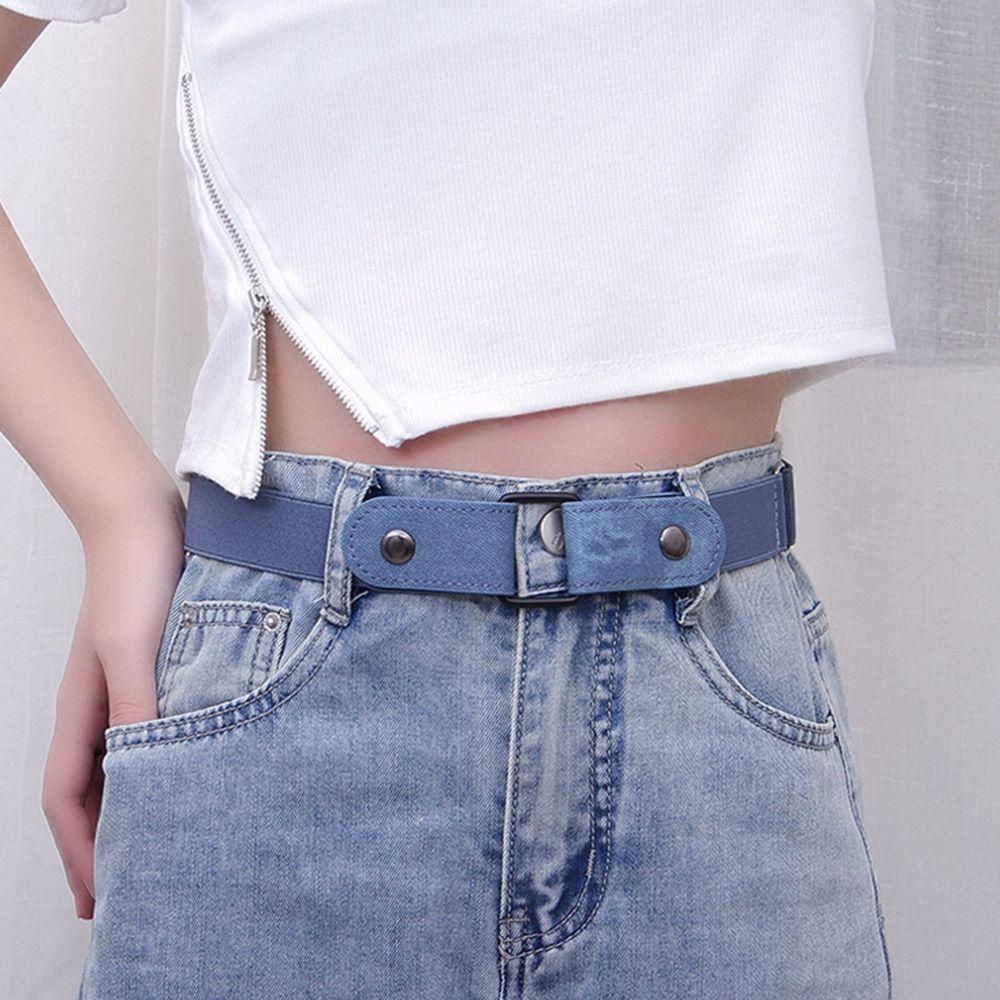 Thắt Lưng Nữ Co Giãn Màu Sắc Đơn Giản