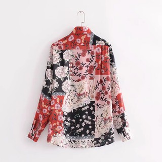 Sơ mi hoa họa tiết nổi