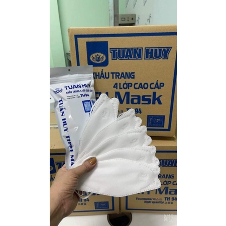 Thùng 300 chiếc khẩu trang kf94-4 Lop Tuấn Huy [ Mẫu Mới]
