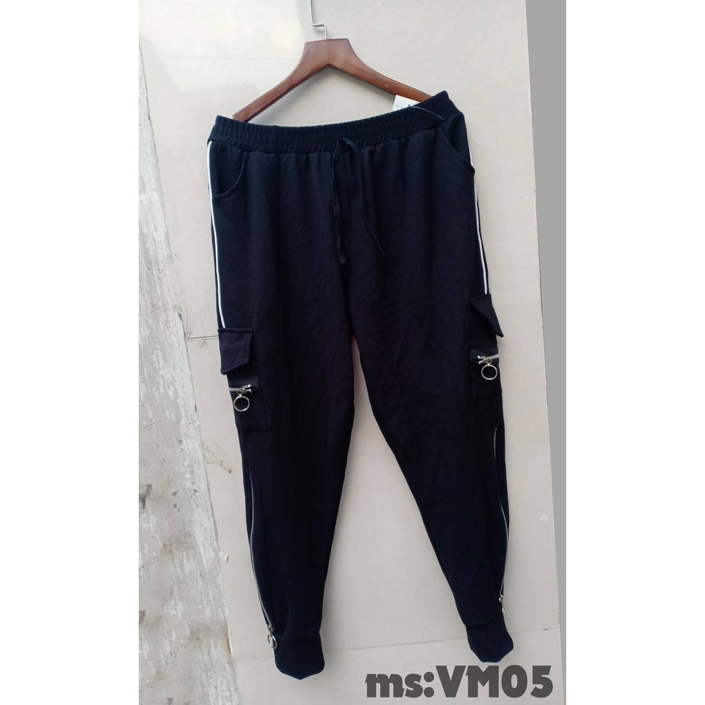 quần khóa UNISEX bigsize 70-100kg ( MS:VM05)