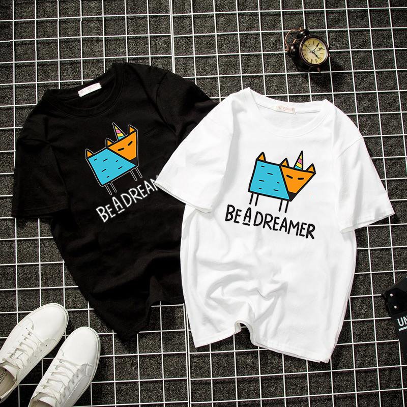 Áo thun unisex form rộng be a dreamer vải dày mịn 2019T1777