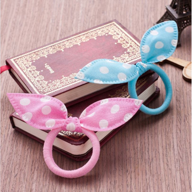 Chun buộc tóc tai thỏ - mẫu 2  Clovershop68
