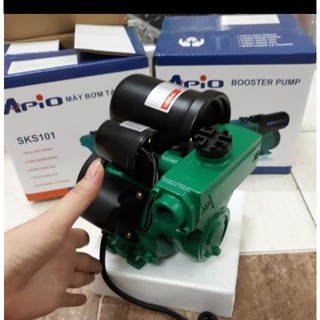 Máy Bơm Tăng Áp Hút Đẩy Máy giặt Bình Nóng Lạnh APIO 125 w moden SK 101