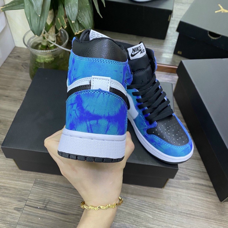 [ FULL BOX ] Giày Thể Thao Sneaker nam nữ JD xanh loang galaxy
