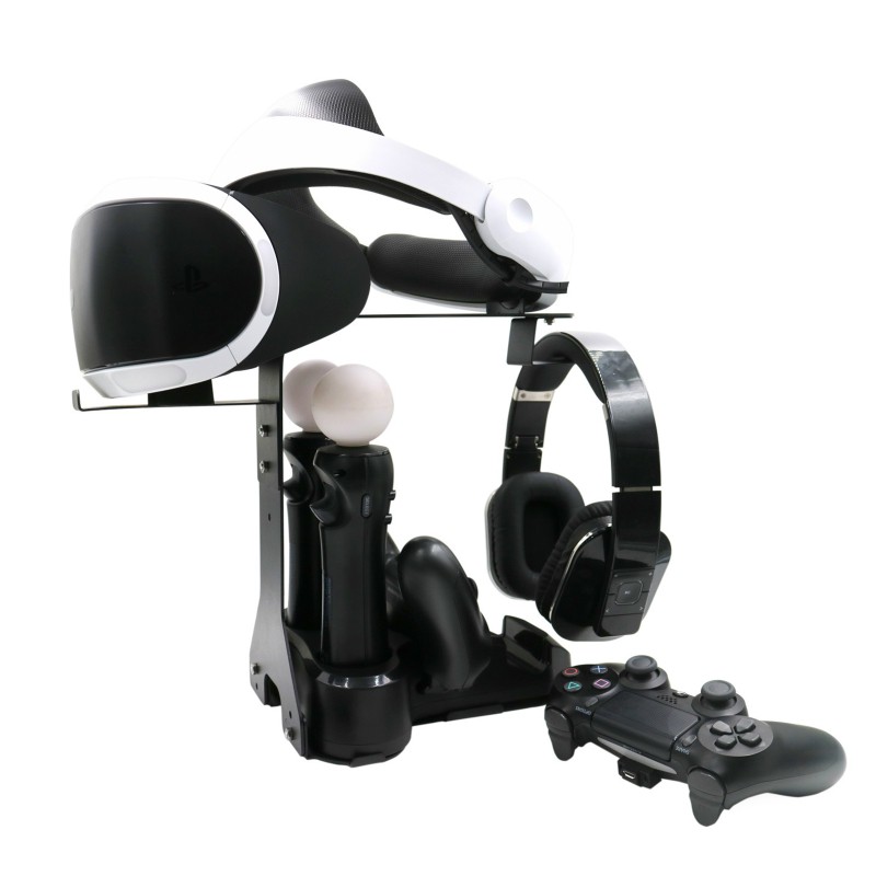 zzz* 4 in 1 PS4 and PSVR Controller Charging Stand Headset Support Showcase Display