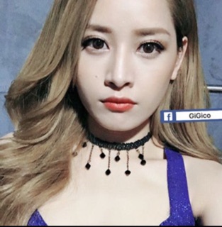 Vòng Cổ Chocker Tua Rua Đá Đen - Chocker Cổ