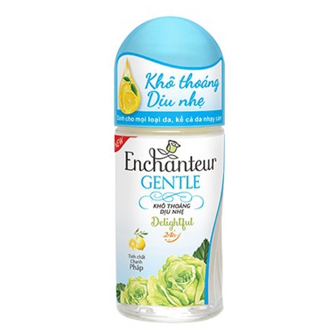 Lăn khử mùi nước hoa/ trắng da Enchanteur 50ml