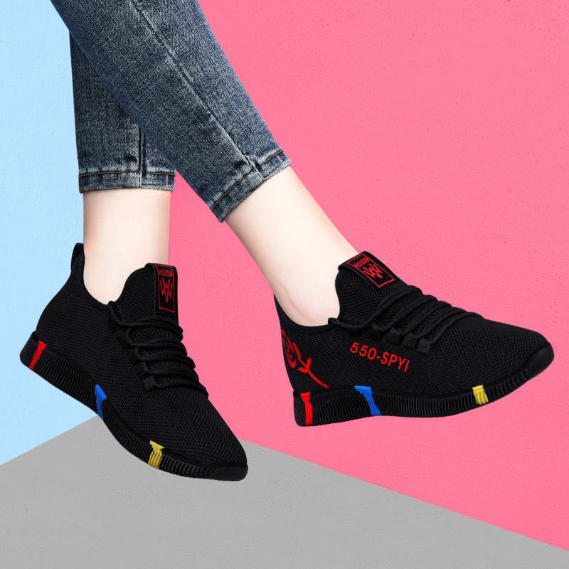 Giày sneaker thể thao nữ thời trang mới nhất buộc dây siêu nhẹ V245