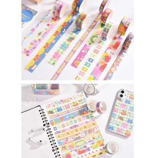 Combo 6 Cuộn Washi Tape Dễ Thương