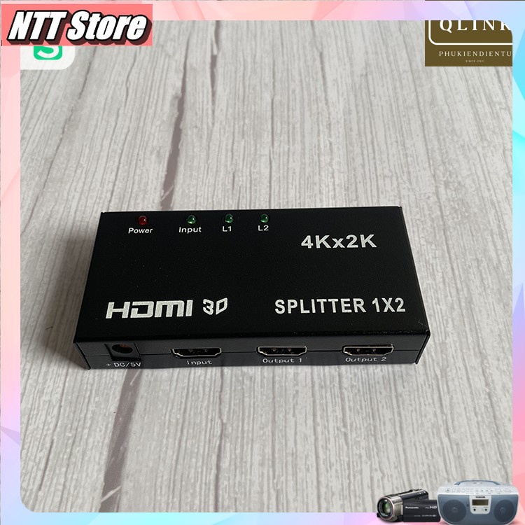 Bộ Hub HDMI, bộ chia HDMI 4k 1 ra 2 1 ra 4 chuẩn xịn - NTT Store