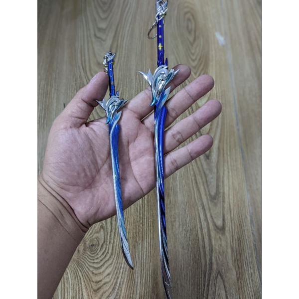 Mô hình móc khóa Haran Geppaku Futsu Trấn Ayato Genshin Impact 22-29cm