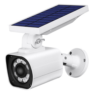 Đèn năng lượng mặt trời giả camera chống chộm