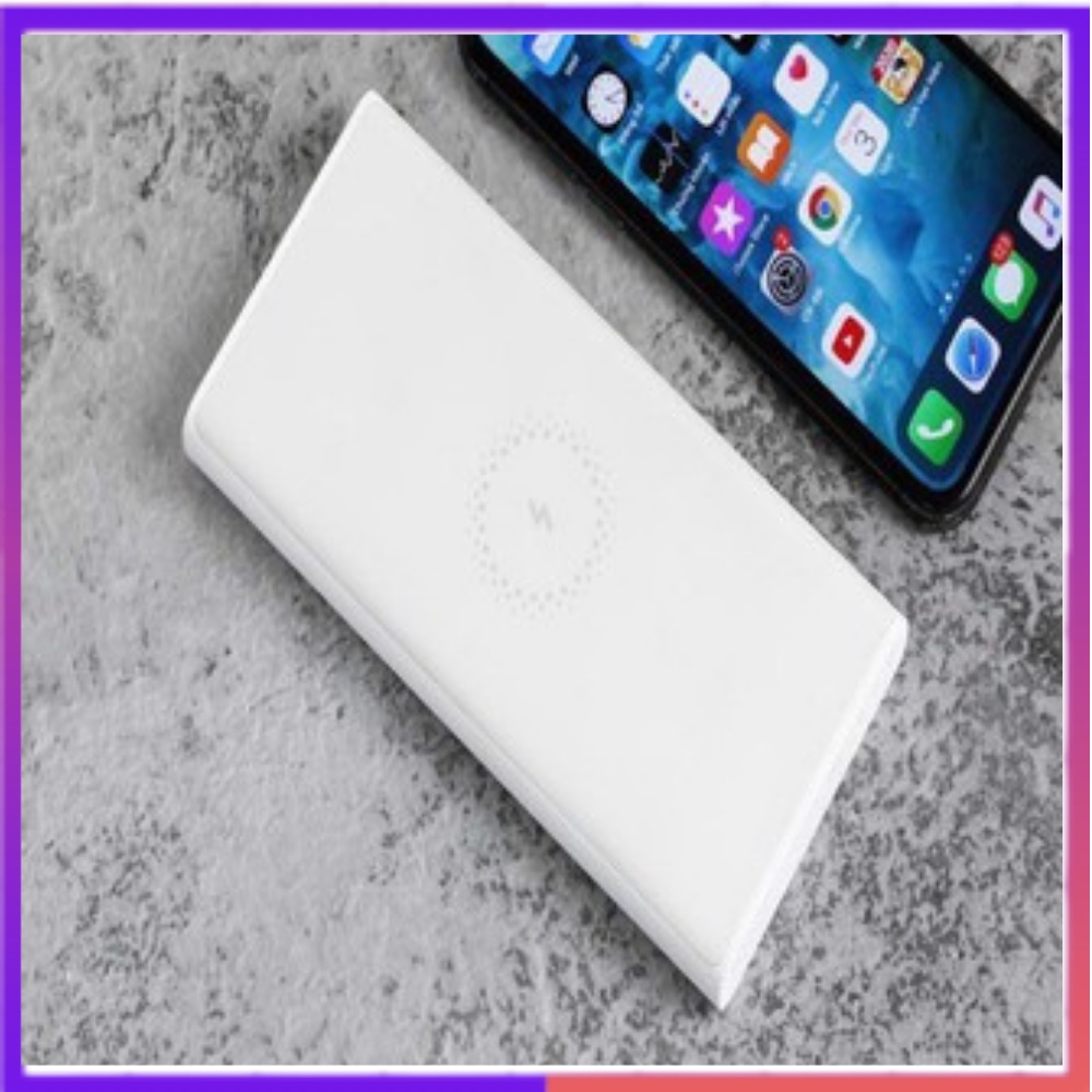 Sạc Dự Phòng Không Dây Xiaomi Polymer 10000mAh 2021[1 đổi 1 Bảo Hành 12 Tháng] tích hợp sạc nhanh QC 3.0