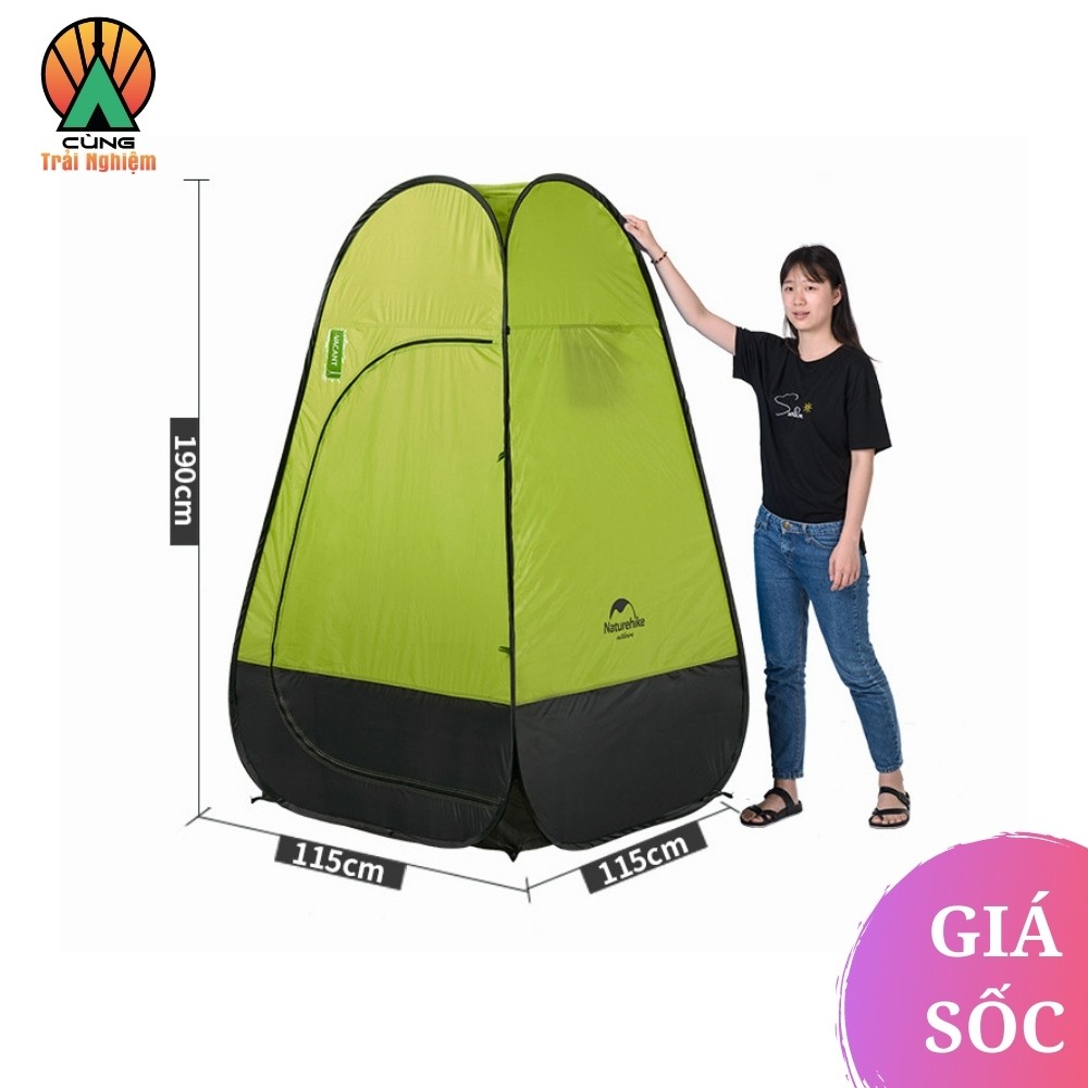 [CHÍNH HÃNG] Lều Du Lịch Cá Nhân Naturehike Dành Cho Thay Đồ, Vệ Sinh, Tắm Rửa Ngoài Trời NH17Z002-P