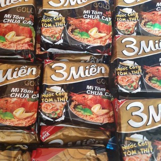 combo 5 gói mì 3 miền gold