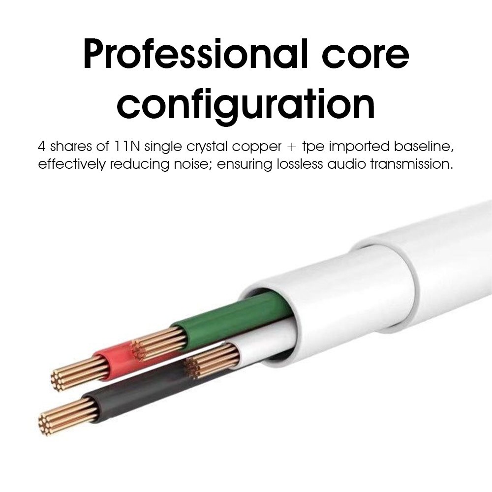 Tai nghe nhét tai SPRISE U19 có dây giắc cắm 3.5mm tích hợp mi cờ rô tiện lợi
