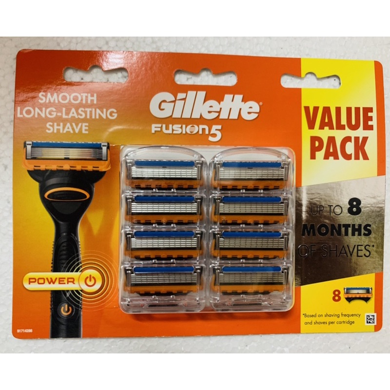 Hộp lưỡi dao cạo râu Gillette 5 lưỡi Fusion Proshield /Proglide/ Power