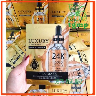 Mặt nạ lụa vàng 24k Goldzan Silk Mask chính hãng (01 miếng)