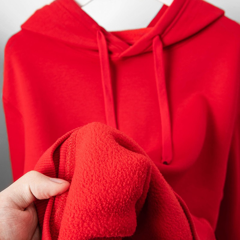 Hoodie Cotton Lót Lông Cao Cấp Màu Ấm Hồng/Cam/Đỏ Form Unisex Định Lượng 400gsm - Áo Hoodie Dầy Dặn Cho Nữ Nam Mùa Đông | BigBuy360 - bigbuy360.vn