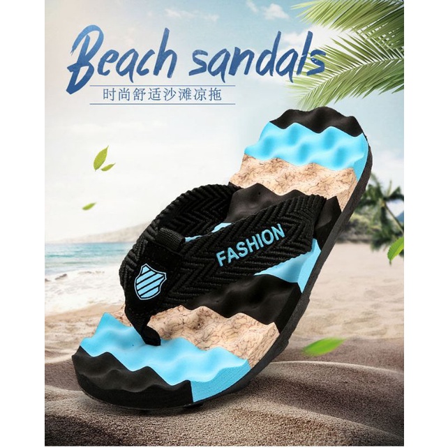 Dép Tông Nam Vân Sóng Phong Cách Hàn Quốc