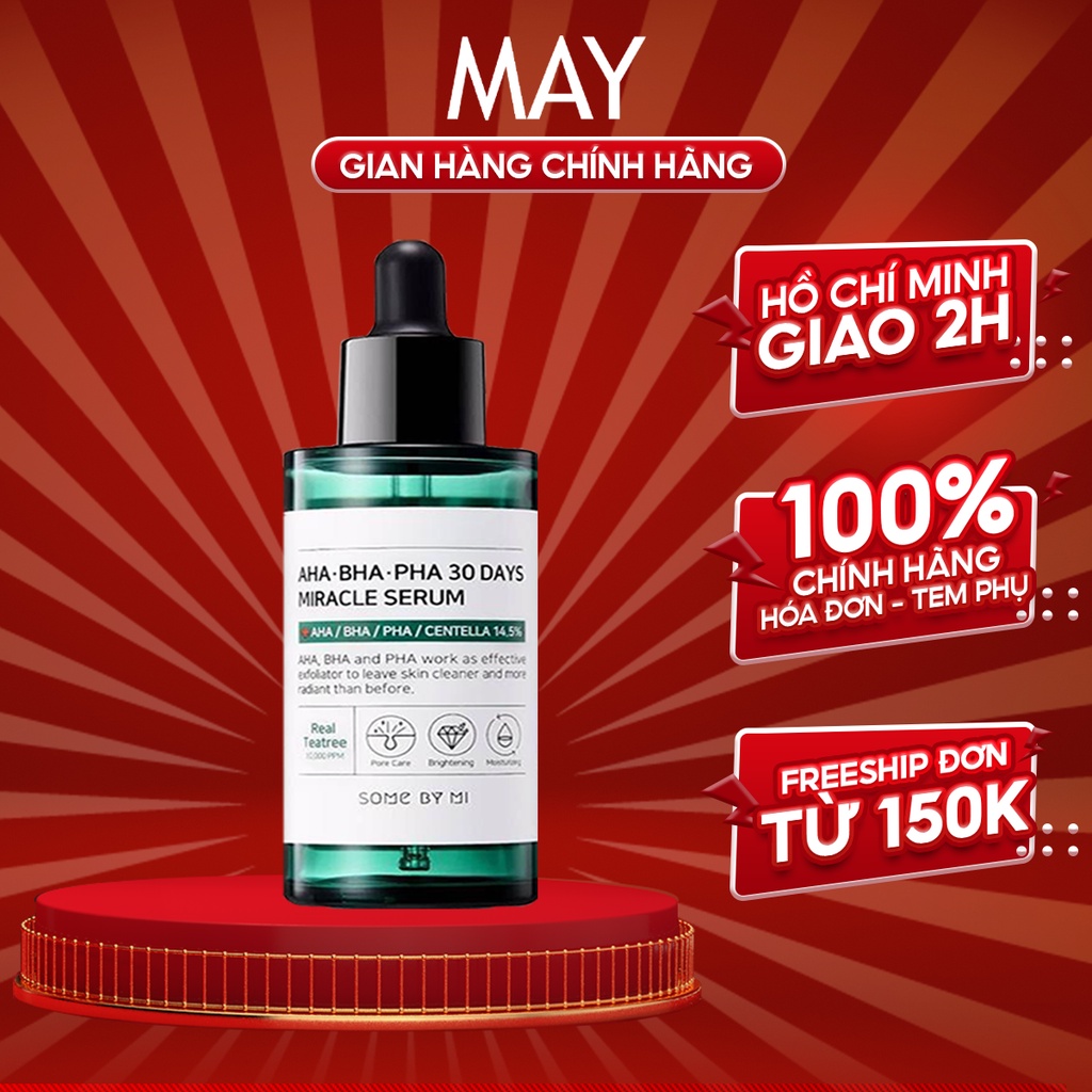 Serum Some By Mi AHA-BHA-PHA 30 Days Miracle Giảm Mụn Và Dưỡng Da 30 Ngày 50ml