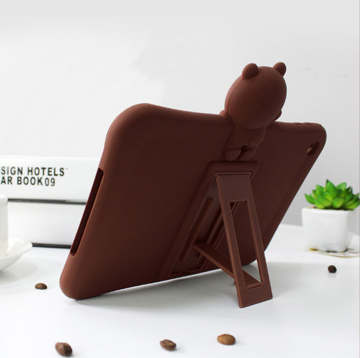 Ốp máy tính bảng silicon dẻo gấu/ khủng long hoạt hình 3D thích hợp cho iPad Air Mini 1 2 3 4 5 6 case Gen Pro 10 5 11 8 9 7