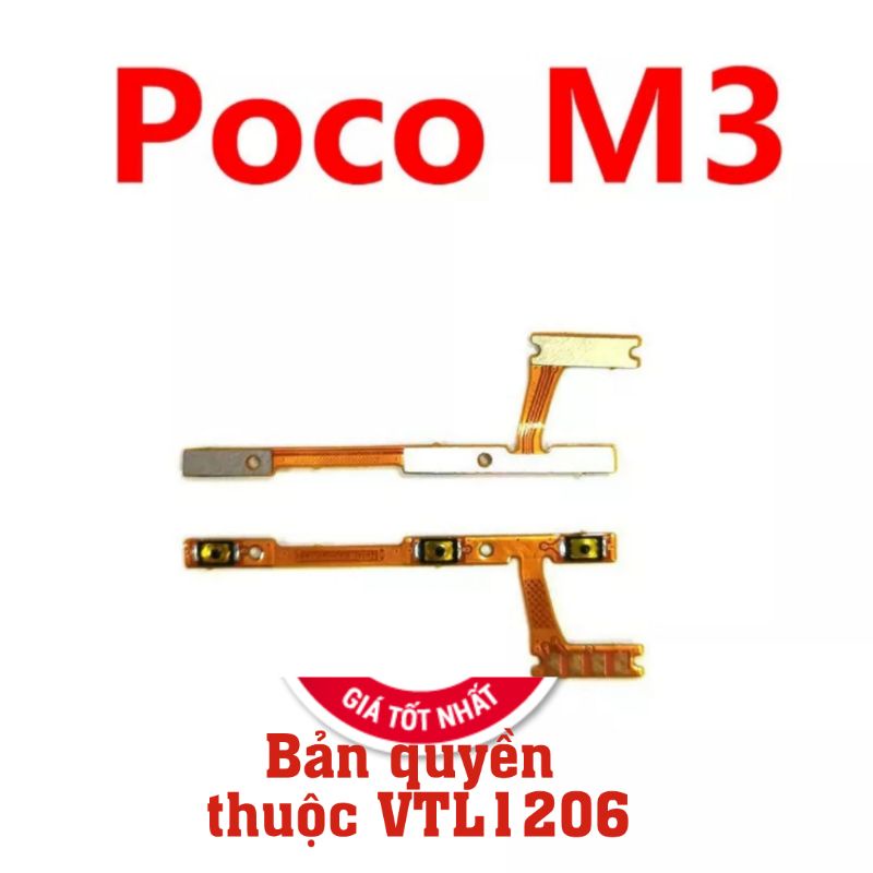 Cáp nguồn âm lượng PoCo X3 3Pro NFC/ M3