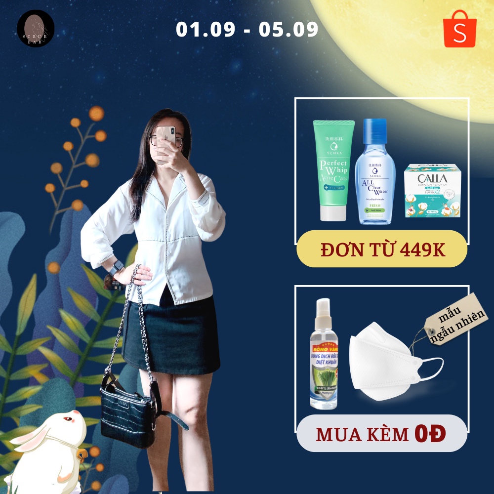 Áo sơmi voan trắng dài tay C010219 công sở thanh lịch đáng yêu
