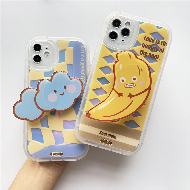 Giá đỡ điện thoại Chống điện thoại popsocket hình MÂY CHUỐI dễ thương